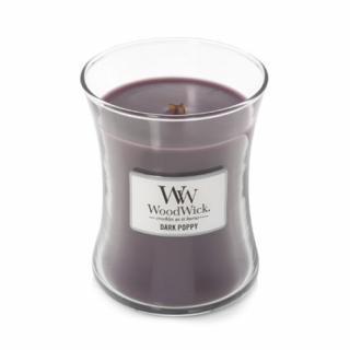 WoodWick svíčka oválná váza 275 g Tmavý mák (Dark Poppy)