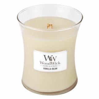 WoodWick svíčka oválná váza 275 g Vanilka (Vanilla Bean)