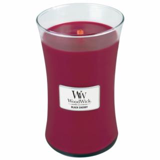 WoodWick svíčka oválná váza 609 g Černá třešeň (Black Cherry)