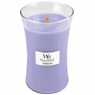 WoodWick svíčka oválná váza 609 g Levandulová lázeň (Lavender spa)