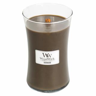 WoodWick svíčka oválná váza 609 g Pryskyřice (Oudwood)