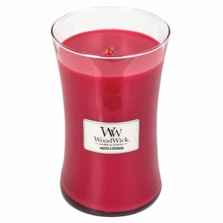 WoodWick svíčka oválná váza 609 g Ředkev a rebarbora (Radish and Rhubarb)