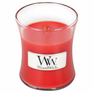 WoodWick svíčka oválná váza 85 g Červená jeřabina (Crimson berries)