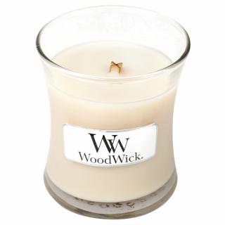 WoodWick svíčka oválná váza 85 g Vanilka (Vanilla bean)