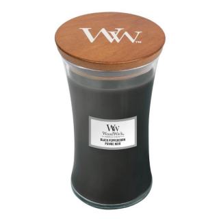 WoodWick velká vonná svíčka Černý pepř (Black Peppercorn)