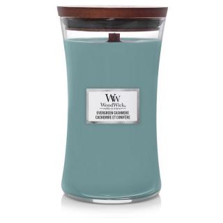 WoodWick velká vonná svíčka Evergreen Cashmere 610 g