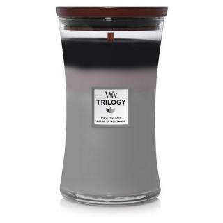 WoodWick velká vonná svíčka Trilogy Mountain Air 609 g