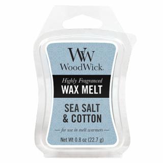 WoodWick vonný vosk 22 g Mořská sůl a bavlna (Sea salt and Cotton)