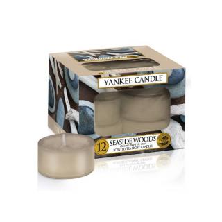 Yankee Candle čajové svíčky 12 ks Přímořská dřeva (Seaside Woods)