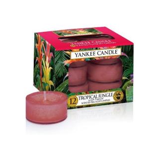 Yankee Candle čajové svíčky 12 ks Tropická džungle (Tropical jungle)