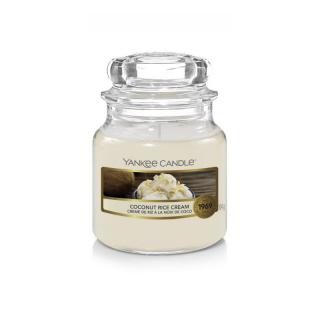 Yankee Candle malá vonná svíčka classic Coconut Rice Cream (Krém s kokosovou rýží)