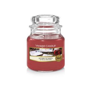 Yankee Candle malá vonná svíčka classic Letters to Santa (Vánoční přání)