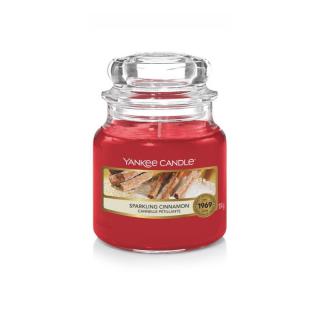 Yankee Candle malá vonná svíčka classic Sparkling Cinnamon (Třpytivá skořice)