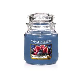 Yankee Candle svíčka Classic střední Lahodná moruše a fíky 411 g (Mulberry  Fig Delight)