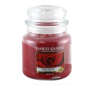 Yankee Candle svíčka Classic střední Opravdová růže (True Rose)