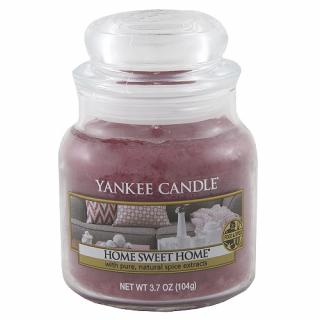 Yankee Candle svíčka ve skleněné dóze 104 g Ó sladký domove (Home Sweet Home)