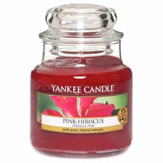 Yankee Candle svíčka ve skleněné dóze 104 g Růžový ibišek (Pink Hibiscus)