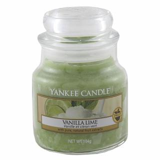 Yankee Candle svíčka ve skleněné dóze 104 g Vanilka s limetkami (Vanilla Lime)