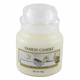 Yankee Candle svíčka ve skleněné dóze 104 g Vanilka (Vanilla)