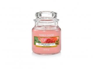 Yankee Candle svíčka ve skleněné dóze 104 g Vyšisovaná meruňková růže (Sun-Drenched Apricot Rose)