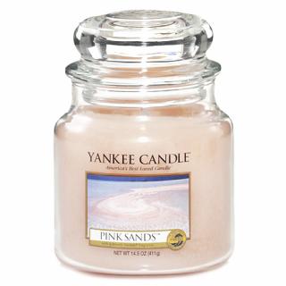 Yankee Candle svíčka ve skleněné dóze 410 g Růžové písky (Pink Sands)