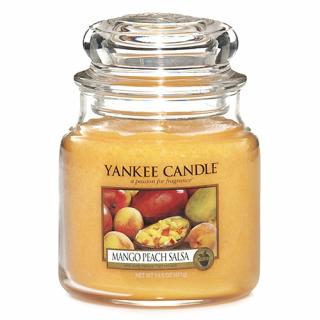 Yankee Candle svíčka ve skleněné dóze 410 g Salza z manga a broskví (Mango Peach Salsa)