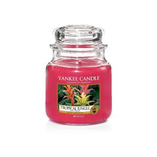 Yankee Candle svíčka ve skleněné dóze 410 g Tropická džungle (Tropical jungle)