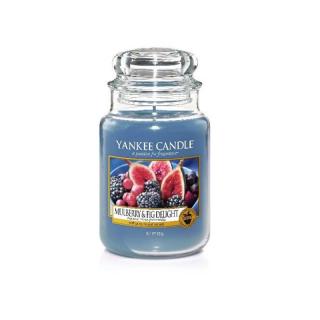 Yankee Candle svíčka ve skleněné dóze 623 g Lahodná moruše a fíky (Mulberry  Fig Delight)