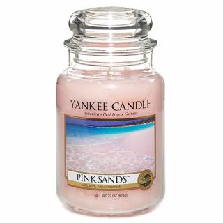Yankee Candle svíčka ve skleněné dóze 623 g Růžové písky (Pink sands)
