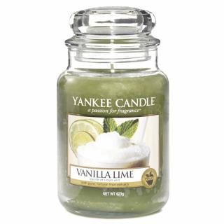 Yankee Candle svíčka ve skleněné dóze 623 g Vanilka s limetkami (Vanilla Lime)