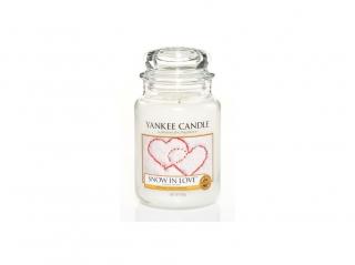 Yankee Candle svíčka ve skleněné dóze 623 g Zamilovaný sníh (Snow in Love)
