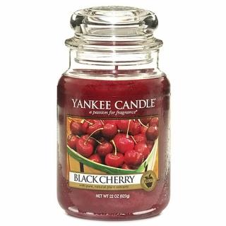 Yankee Candle svíčka ve skleněné dóze 623 g Zralé třešně (Black cherry)