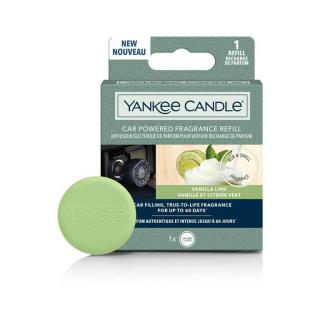 Yankee Candle Vanilla Lime náhradní náplň pro vonný difuzér do autozásuvky (Vanilka s limetou)