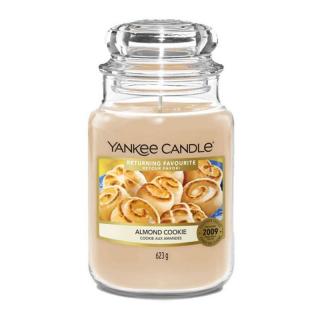 Yankee Candle velká vonná svíčka classic Almond Cookie (Mandlové sušenky)