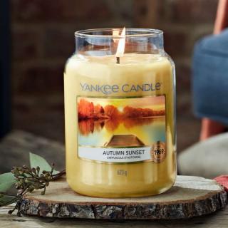 Yankee Candle velká vonná svíčka classic Autumn Sunset 623 g