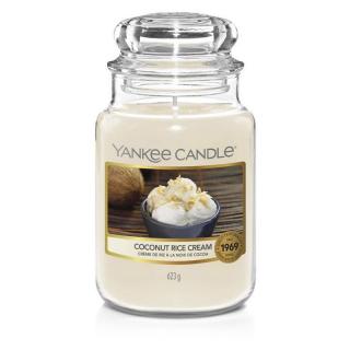 Yankee Candle velká vonná svíčka classic Coconut Rice Cream (Krém s kokosovou rýží)