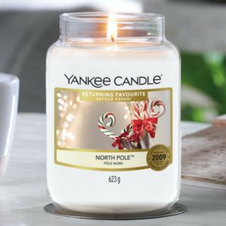 Yankee Candle velká vonná svíčka classic North Pole (Severní pól)
