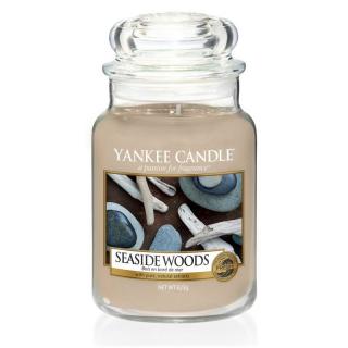 Yankee Candle velká vonná svíčka classic Seaside Woods (Přímořská dřeva)