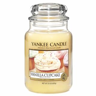 Yankee Candle velká vonná svíčka classic Vanilla Cupcake (Vanilkový košíček)