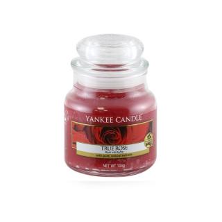 Yankee Candle vonná svíčka classic malá Opravdová růže (True Rose)