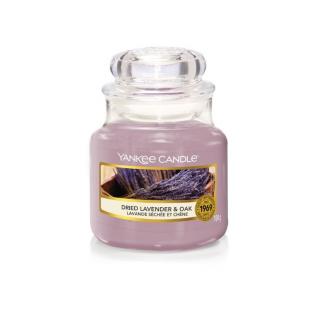 Yankee Candle vonná svíčka classic malá Sušená levandule a dub (Dried Lavender  Oak)