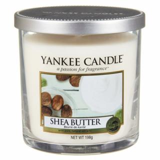 Yankee Candle vonná svíčka ve skleněné váze 198 g Bambucké máslo (Shea Butter)