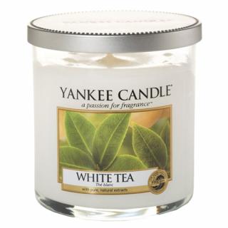 Yankee Candle vonná svíčka ve skleněné váze 198 g Bílý čaj (White Tea)