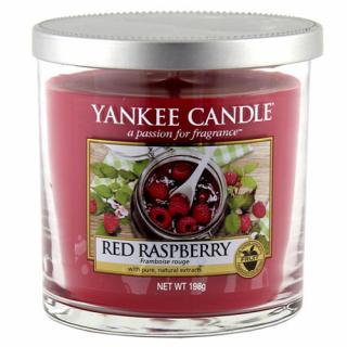 Yankee Candle vonná svíčka ve skleněné váze 198 g Červená malina (Red Raspberry)
