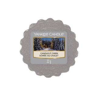 Yankee Candle vonný vosk Chata ozářená svíčkou (Candlelit Cabin)