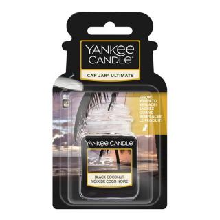 Yankee Candle vůně do auta gelová visačka Black Coconut (Černý kokos)