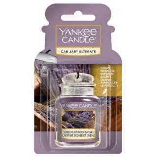 Yankee Candle vůně do auta gelová visačka Dried Lavender  Oak (Sušená levandule a dub)