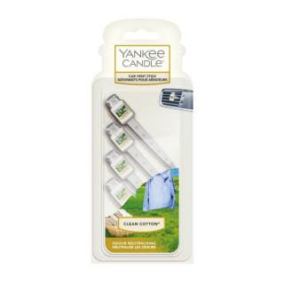 Yankee Candle vůně do auta kolíčky Clean Cotton