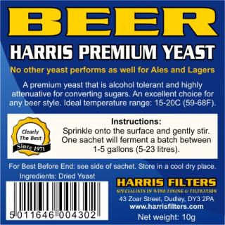 Pivní kvasnice Harris Premium na 23 litrů