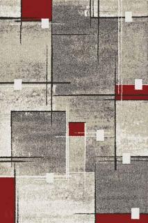 Kusový koberec PHERRIS / 30241-0264 RED/BEIGE, 80 x 150 cm (koberec PHERRIS / 30241-0264 RED/BEIGE)